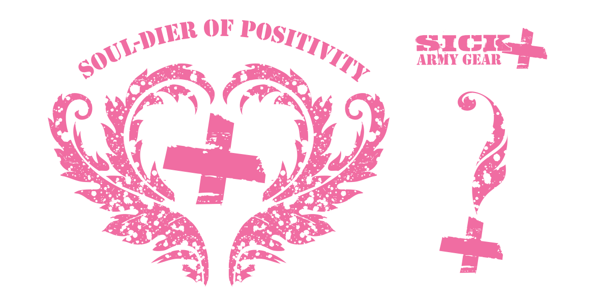 SOUL-dier of Positivity // Logo design for SICK Army Gear Merchandise